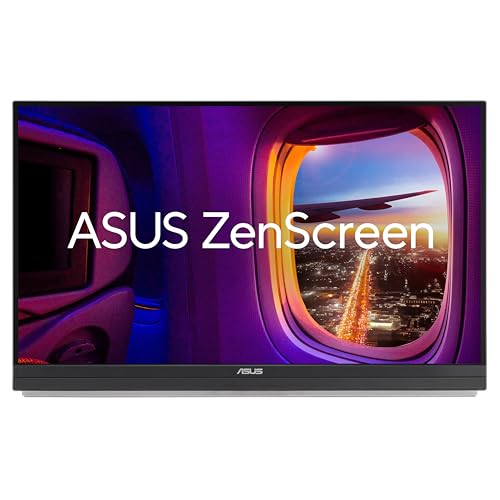 ASUS ZenScreen 27” 1440P Transportable Monitor (MB27ACF) - QHD (2560 x 1440), IPS, 100Hz, USB-C PD 70W, Speakers, Carrying Handle, Kickstand, C-clamp, Sub-woofer, 2.1 Channel Audio, 3 yr Warranty - style: ERROR:#N/A