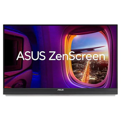 ASUS ZenScreen 27” 1440P Transportable Monitor (MB27ACF) - QHD (2560 x 1440), IPS, 100Hz, USB-C PD 70W, Speakers, Carrying Handle, Kickstand, C-clamp, Sub-woofer, 2.1 Channel Audio, 3 yr Warranty - style: ERROR:#N/A