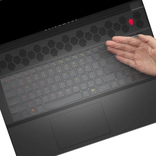 Ultra Thin Keyboard Cover for 2025 2024 2023 Dell Alienware M18 R1 18 Inch & Alienware M18 R2 18 Inch Gaming Laptop Keyboard Protective Cover Skin -TPU