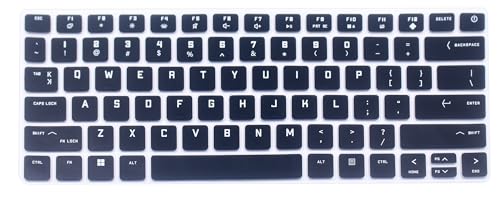 Silicone Keyboard Cover Skin Compatible for 2024 HP OMEN Transcend Gaming Laptop 14-fb 14t-fb Series 14-fb0097nr 14t-fb000 14" (Black) - color: Black