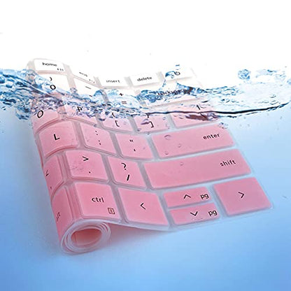 Keyboard Cover for Dell Inspiron 14 2-in-1 Laptop, Insprion 5410 5415 5418 5420 5425 7415 7420 7415 7420 7425, Inspiron 16 5620 5625 7620, Inspiron 13 5310 /Dell Latitude 3320 3420 -Opink - color: GPink