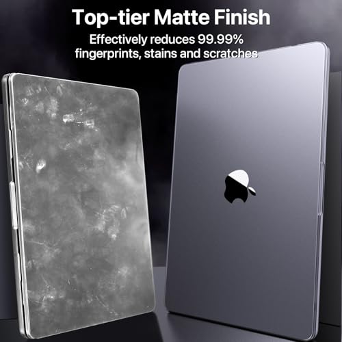 Macaset for MacBook Air 15 inch Case M5 M4 M3 M2 2026-2023 Mac Laptop Cover | Matte Clear, Protective Hard Shell, Anti Fingerprint & Scratch, Crack Resistant, Close Seamlessly, Ultra Thin, Snap on Fit - color: Matte Clear