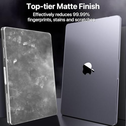 Macaset for MacBook Air 15 inch Case M5 M4 M3 M2 2026-2023 Mac Laptop Cover | Matte Clear, Protective Hard Shell, Anti Fingerprint & Scratch, Crack Resistant, Close Seamlessly, Ultra Thin, Snap on Fit - color: Matte Clear