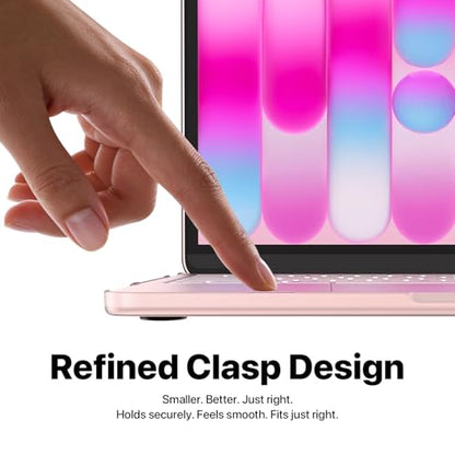 for MacBook Neo Case 13 inch 2026 | Scratch & Fingerprint Resistant 100% Match Official Color | Matte Hard Shell Pink Cover for A3404 - Blush Clear | Scratch & Fingerprint Resistant | Perfect Fit | 100% Match Official Color | Matte Hard Shell Pink Cover -