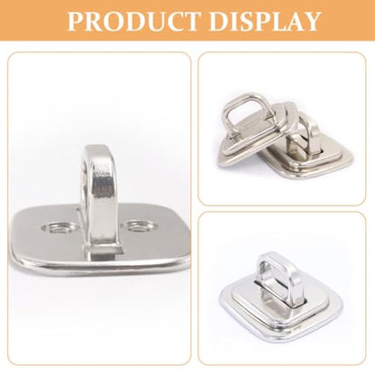 4pcs Zinc Alloy Laptop Security Anchor Base Plates with Stable Base Design and Anti-Theft Features for Travel and Library Use, Compatible with Cable Lock Anchors