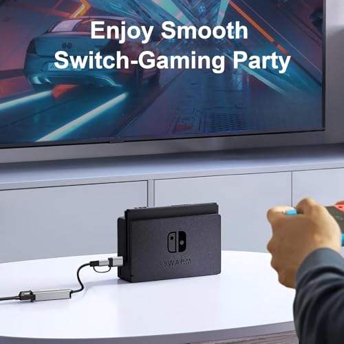 USB C to Ethernet Adapter 2.5Gbps, USB 3.0 to Ethernet Adapter 2-in-1, ethernet to USB-A & USBC Device (Thunderbolt 4/3), 2500/1000/100Mbps RJ45 Network for Laptop, MacBook/iPad/XPS/Windows - size: 2500 Mbps