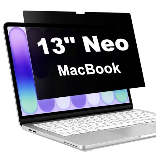 Privacy Screen for 2026 MacBook Neo 13-Inch A18 Pro, Anti Glare Film Blue Light Filter, Reduce Eye Strain Laptop Privacy Screen Shield and Protector for Mac Neo - size: MacBook Neo 13 Inch(2026)