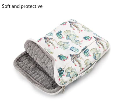 Kinmac 360° Heavy Duty Protective Laptop Sleeve Case Bag Cover with Handle for MacBook Air 13 inch,iPad Pro 13 inch and 13.3 inch HP,Dell,Lenovo,Asus,Acer Laptop (Cactus) - color: Cactus, size: 12 inch-13.3 inch