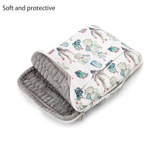 Kinmac 360° Heavy Duty Protective Laptop Sleeve Case Bag Cover with Handle for MacBook Air 13 inch,iPad Pro 13 inch and 13.3 inch HP,Dell,Lenovo,Asus,Acer Laptop (Cactus) - color: Cactus, size: 12 inch-13.3 inch
