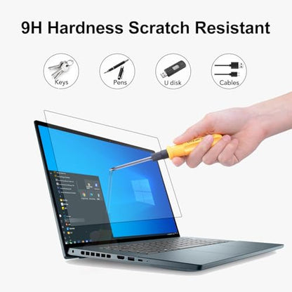 17.3-inch 16:9 Universal Laptop Screen Protector with Tempered Glass | For HP/Dell/Acer/ASUS/Samsung/Lenovo/MSI/Toshiba/LG/Razer Blade, Bubble Free,Anti Scratch Anti-Fingerprint - size: 17.3 Inch (16:9 Aspect Ratio Screen)