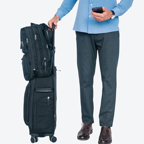 Trilogy Modular System I Modular 4-wheel spinner carry-on, with two zip-off bags! All 3 are Expandable! You get 3 bags in 1! Mix and match; take apart to fit crowded airplane spaces (Zinfandel) - color: Red