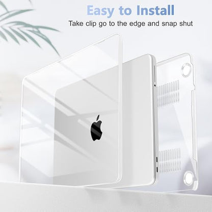 Tuiklol for 2026 MacBook Neo 13 Inch A18 Pro Chip Case, (Model A3404) Anti-Scratch Anti-Drop Slim Hard PC Shell Case with Shockproof Protective MacBook Neo Laptop Cover, Clear-Transparent - color: Clear-Transparent