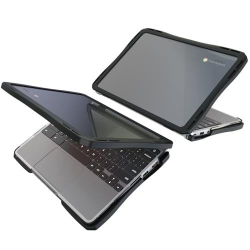 UZBL Air Hard Shell Case for Lenovo Chromebook 100e Gen 4 (Intel) / 100w Gen 5, Student-Proof K-12 Protective Clear Cover (1-Pack) - size: 1 Pack (INTEL)