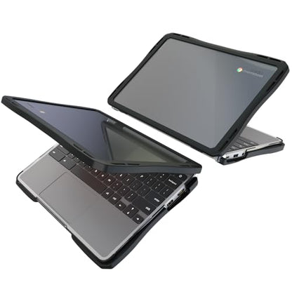 UZBL Air Hard Shell Case for Lenovo 100e Gen 4 (MTK), Student-Proof K-12 Protective Clear Cover (1-Pack) - size: 1 Pack (MTK)
