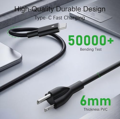 130W USB C Laptop Charger Compatible with Dell XPS 15 17 9575 9500 9510 9520 9530 9700 9710 9720 9730 Precision 5530 5550 5560 5570 5750 5760 5770 Latitude 5401 5411 5501 5511 5520 Power Supply Cord - color: Black4
