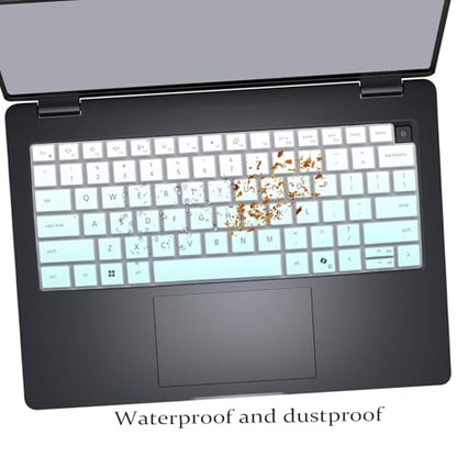 Keyboard Cover for 2026 2025 Dell Pro 14 PC14250/14255,Pro 14Plus PB14250/14255,Pro 14Max MC14250/14255 14 inch Laptop (NOT FIT Dell Pro 14 PA14250) US Protective Keyboard Skin-MintGreen - color: MGreen