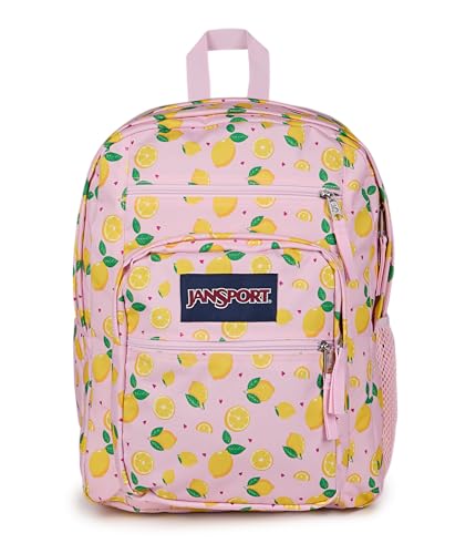 JanSport Laptop Backpack - Computer Bag with 2 Compartments, Ergonomic Shoulder Straps, 15” Laptop Sleeve, Haul Handle - Lemonade Stand - color: Lemonade Stand Pink