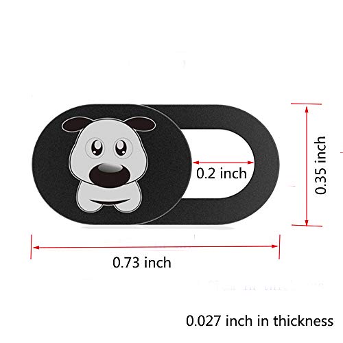 Cute Webcam Cover Slide Ultra Thin 0.027in Web Camera Lens Shutter for Laptop/iPhone/iPad/Smartphone- Protection Against Surveillance(3Pack)