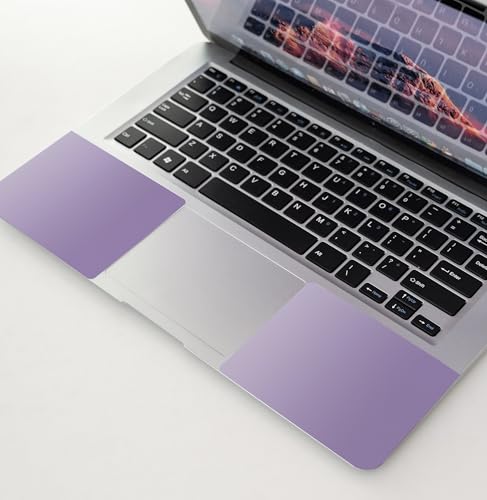 Laptop Skin Sticker Decal 15-15.6 Inches, Universal Reusable Vinyl Sticker for 12.1 13 13.3 14 15.4 Inches Netbook/Notebook PC, Waterproof & Scratch-Resistant (Purple - Gradient) - color: Purple - Gradient