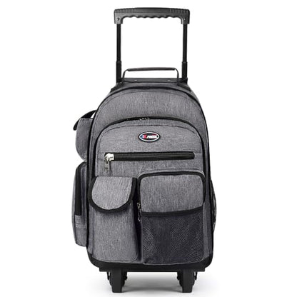 20" 2-in-1,Wheeled Travel Luggage Bag w/Telescopic Handle | Rolling Travel Luggage w/2 Wheels,Trolley Suitcase,Spacious Storage Design,2560-20''-Grey - color: JH-2560-Grey-20