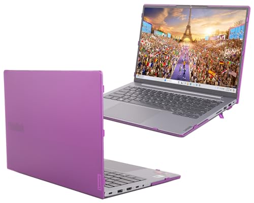 mCover Case ONLY Compatible for 2023~2025 14" Lenovo ThinkBook 14 G6 / G7 Series Windows Notebook PC (NOT Working with Other Lenovo Models) - Purple - color: Purple