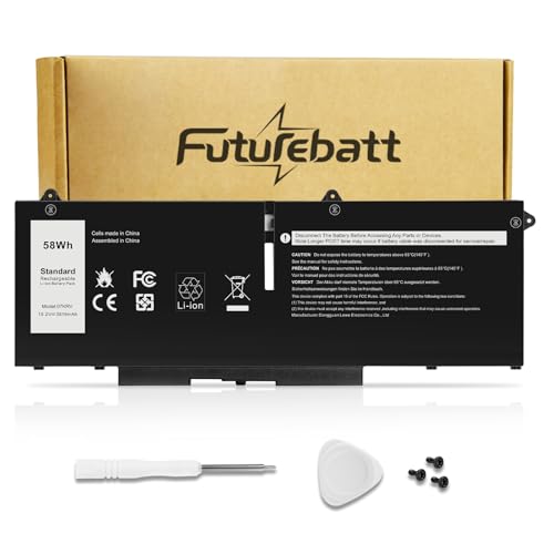 Futurebatt 07KRV Laptop Battery Replacement for Dell Latitude 5430 5530 Precision 3570 P104F P104F005 P137G P137G004 Series M69D0 H4PVC 0H4PVC Y86WG 0Y86WG 08WRCR 078FWY 4FVJG O7KRV - size: 07KRV 11.38 4.53 0.73in