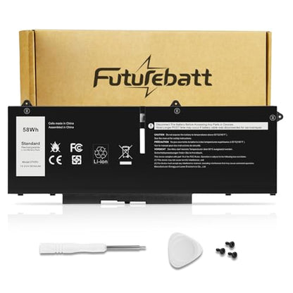 Futurebatt 07KRV Laptop Battery Replacement for Dell Latitude 5430 5530 Precision 3570 P104F P104F005 P137G P137G004 Series M69D0 H4PVC 0H4PVC Y86WG 0Y86WG 08WRCR 078FWY 4FVJG O7KRV - size: 07KRV 11.38 4.53 0.73in