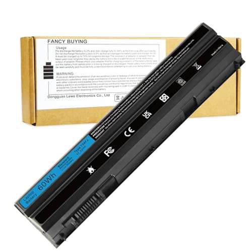 T54FJ M5Y0X 8858X Laptop Battery for Dell Latitude E6420 E6520 E6530 E5420 E5520 E5430 E5530 Inspiron 17r-7720 17r-se-7720 17r-5720 15r-5520 15r-7520 P/N: T54F3 P8TC7 P9TJ0 R48V X57F1 M421R M521R - size: 8.2*1.97*0.79inch