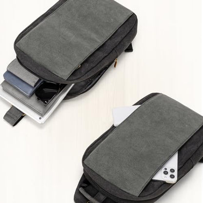 Canvas Messenger Bag Sling Bag Crossbody Shoulder Bag for Men Women Travel Work Satchel Bags - color: Black-b