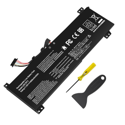 TREE.NB 45Wh L20C3PC2 Battery Replacement for Lenovo Ideapad Gaming 3-15IHU6 3-15ACH6 82K20015US 82K200UTUS Series L20D3PC2 L20L3PC2 L20M3PC2 5B11B96715 5B11B96719 SB11B96716 - size: 9.05x3.15x0.32inch L20C3PC2