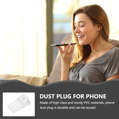 Sosoport 10pcs Dust Plugs Anti-Dust Plug Mobile Phone Dust Plugs Lightning Charging Port Cover for Lightning Port - size: For iPhone