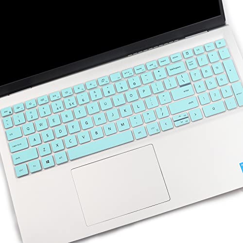 Keyboard Cover for 15.6" Dell Inspiron 15 3510 3511 3515 3525 3530 3535 5510 5515 5518 7510, 2025 Dell 15 Laptop DC15250 DC15255 15.6, Vostro 3510 3520 3530 5510 5515 15.6, Latitude 3520/Inspiron 7610 - color: Hotblue