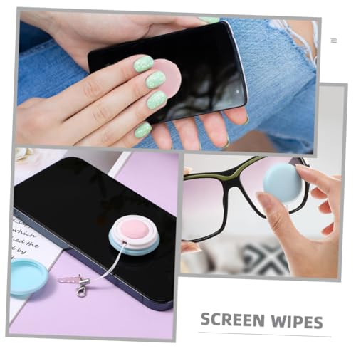 6pcs Screen Cleaning Phone Screen Cleaner Glasses Cleaner Lens Cleaning Cloths Electronic Dust Brush
