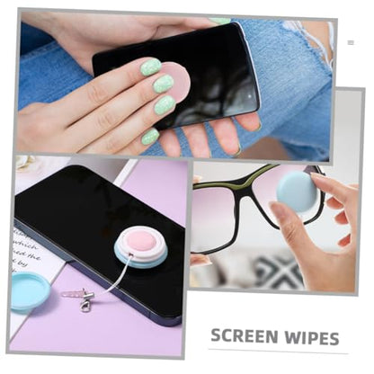 6pcs Screen Cleaning Phone Screen Cleaner Glasses Cleaner Lens Cleaning Cloths Electronic Dust Brush