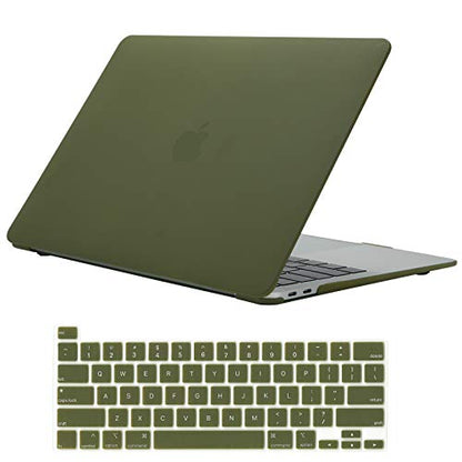 Se7enline for MacBook Pro 13 inch Case M2/M1 2026-2020 A2338,Avocado Green | Hard Shell Laptop Case Washable Keyboard Cover Skin Anti-Scratch Anti-Drop Heat Dissipation Full Port Access Slim Lightweight - color: Avocado Green