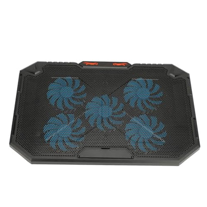 Laptop Cooling Pad, RGB Lighting, Iron, 7 Heights, Adjustable Angles, Laptop Cooling Pad, Prevent Overheating