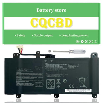 CQCBD (Type-A) C41N1731 Laptop Battery for ASUS ROG Strix Scar II GL704 GL704GW GL704GV GL704GM GL704GS Series G715GV-EV043R G715GW-EV084T GL704GM-EV027T GL704GV-EV013T GL704GM-EV021T (15.4V 66Wh) - style: (Type-A) C41N1731