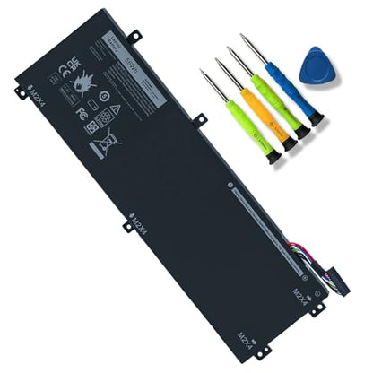 JOTACT H5H20 56Wh 11.4V Laptop Battery Compatible with Dell XPS 15 9590 9570 9560 9550 15-9550 Precision 15 5510 5520 5530 5540 Series RRCGW 62MJV M7R96 5D91C 05D91C 5041C - size: 10.56*4.53*0.15 inch H5H20