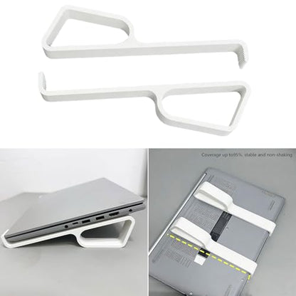 Stable Laptop Holder Improves Typing Angles and Reduces Neck Strain Laptop Stands Notebook Stand - color: Grey