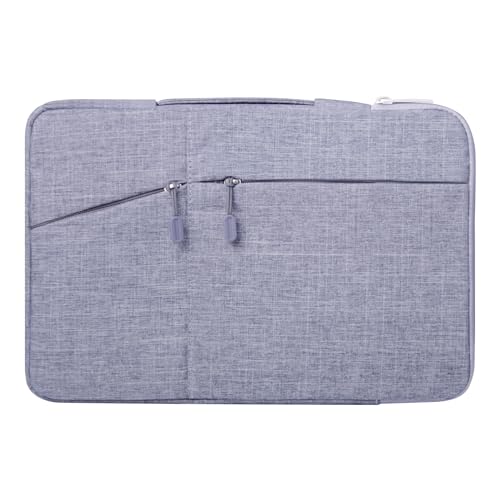 Megoo 12inch Laptop Sleeve Case with Handle Carrying Travel Case(Gray) | Fit for Microsoft Surface Pro 12", Pro 11/10/9/X/8 13", Pro 7/6/5/4 12.5" and Most 11"-13" Tablet Chromebook Computers - color: Gray, size: 11-12.5Inch
