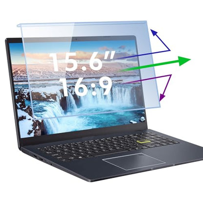 15.6 Inch Blue Light Screen Protector Panel, Eye Protection Anti-Scratch Blue Light Screen Filter for 15.6" with 16:9 Aspect Ratio Laptop, HD Not Anti-Glare