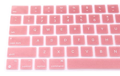 Keyboard Skin Compatible for 2026-2021 MacBook Pro 14 16 M5 M4 M3 M2 M1 A3426 A3427 A3434 A3112 A3401 A3185 A2442 A2779 A2918 A2992 A3428 A3429 A3403 A3186 A2485 A2780, MacBook Neo 13" (Rose Gold) - color: Rose Gold