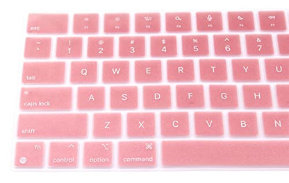 Keyboard Skin Compatible for 2026-2021 MacBook Pro 14 16 M5 M4 M3 M2 M1 A3426 A3427 A3434 A3112 A3401 A3185 A2442 A2779 A2918 A2992 A3428 A3429 A3403 A3186 A2485 A2780, MacBook Neo 13" (Rose Gold) - color: Rose Gold