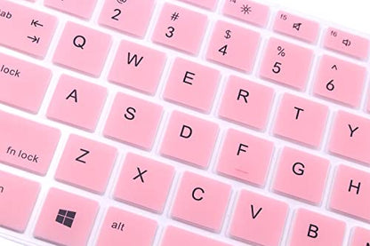 Silicone Keyboard Cover Skin Compatible for 14" HP ProBook 440 445 G5 G6 G7, HP ProBook 430 G5 13.3", HP ProBook x360 440 G1, HP ProBook 640 G4 G5 (Pink) - color: Pink