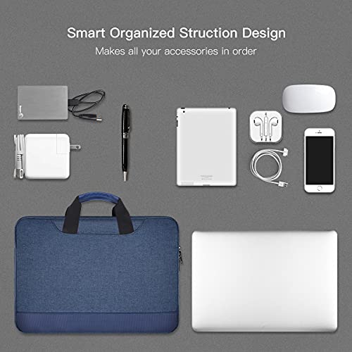 14-15 Inch Laptop Sleeve Case Men Women Bag for MacBook Pro 14 M5/M4/M3/M2, Macbook Air 15 M5/M4/M3, HP Pavilion/Chromebook 14, Dell Inspiron 14, Lenovo Acer ASUS Chromebook 14, Surface 15 Case,Blue - color: Blue, size: 13.5-15 Inch