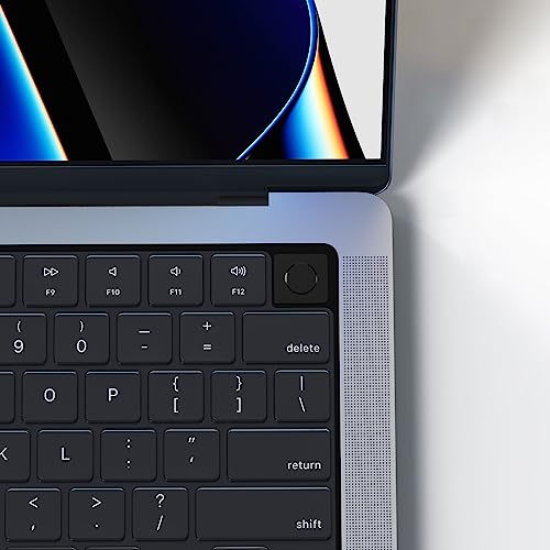 Soonjet Ultra Thin Keyboard Cover for MacBook Pro 14 16 & MacBook Air 13 15 | Premium TPU Protector for MacBook Pro 14/16 with M1-M5 Pro/Max Chips and MacBook Air 13/15 with M2-M5 Chips, US ANSI Layout - color: Translucent Tinted