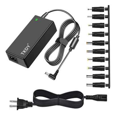 19V DC Power Supply, 19V 3.42A Laptop Charger, LCD Monitor Power Cord. | 19Volt Adapter with 10 Tips, fit for 19 Volt Acer Asus Lenovo Gateway Toshiba Laptop, 19Vdc Samsung LG TV Monitor.