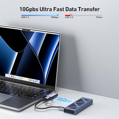 BENFEI USB C to HDMI 4K@60Hz, 10Gbps USB-A, 100W Power Delivery Compatible with iPad Pro, MacBook Pro/Air, iMac, iPhone 16/15 Pro/Pro Max, XPS, Thinkpad and More - size: 1 Pack, style: HDMI+100W+USB