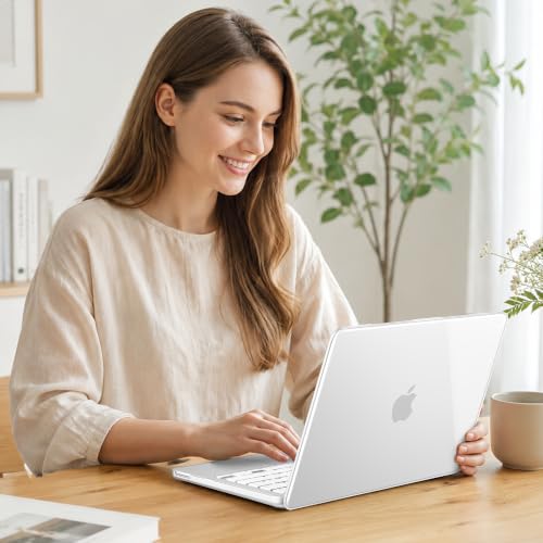 May Chen for MacBook Neo 13 inch Liquid Retina Display ((2026 Release A3404), Slim & Lightweight Protective Case with Screen Protector&Keyboard Cover&Dust Plug, Crystal Clear - color: Crystal Clear