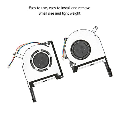 Aluminum Laptop Cooler Stand with 2 Ultra Quiet Fans Design for 13 17 Notebooks Gaming Laptops - size: CPU and GPU Fan